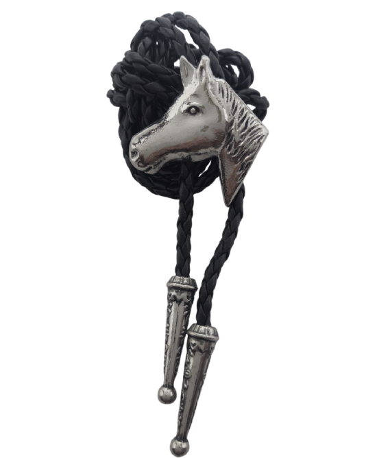 Bolo Tie - Vintage Horse Head Western Bolo Tie