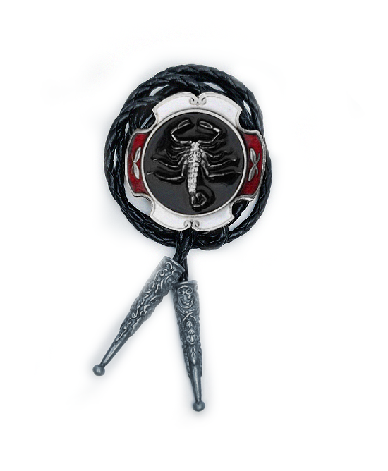 Bolo Tie - Scorpion Silver