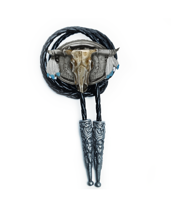 Bolo Ties - Bison Skull