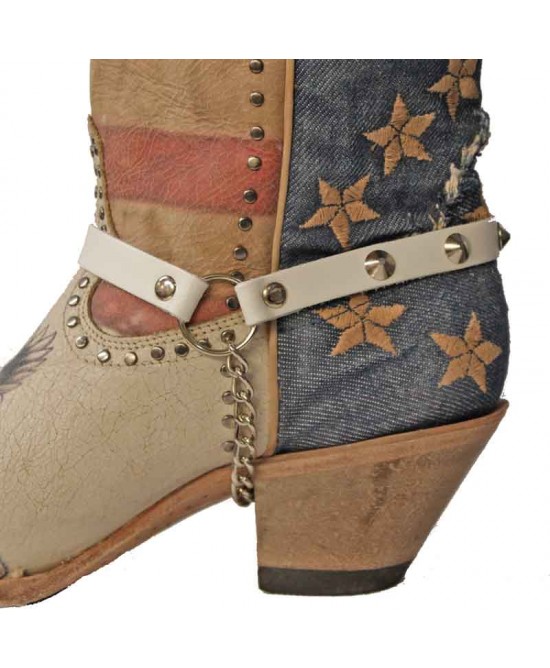 Boot Strap - White - BS015