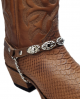 Boot Straps  - Oval Tan Distressed