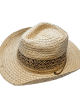 Straw Western Hat with Chin Strap