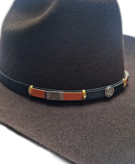 Wool Felt Western Brown Hat