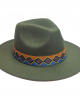 Felt Hat - Green - One Size