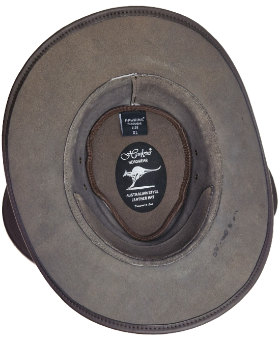 Leather Western Hat - Outback Trailblazer Australian Brown