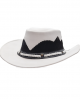 Leather Western Hat - White