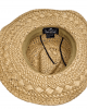 Straw Western Hat with Brown Hat Band