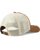 Trucker Hat -  Floral Leather Patch Cap