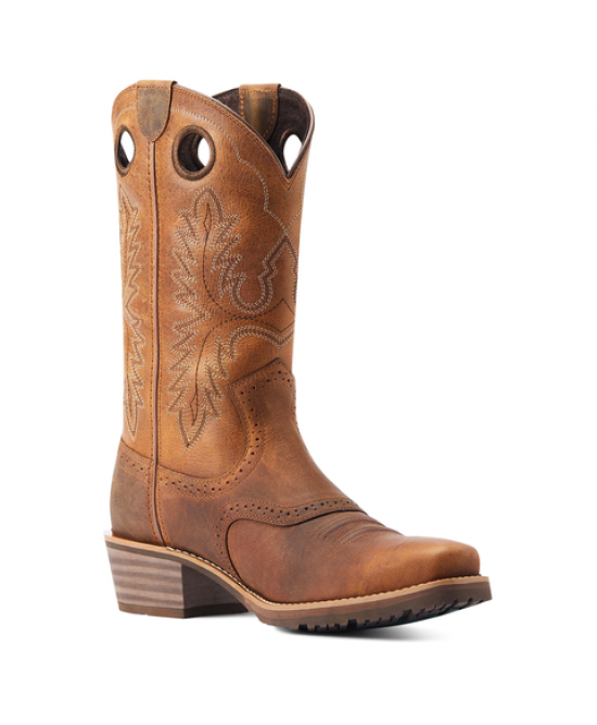 Ariat -  Hybrid Roughstock Square Toe Cowboy Boot