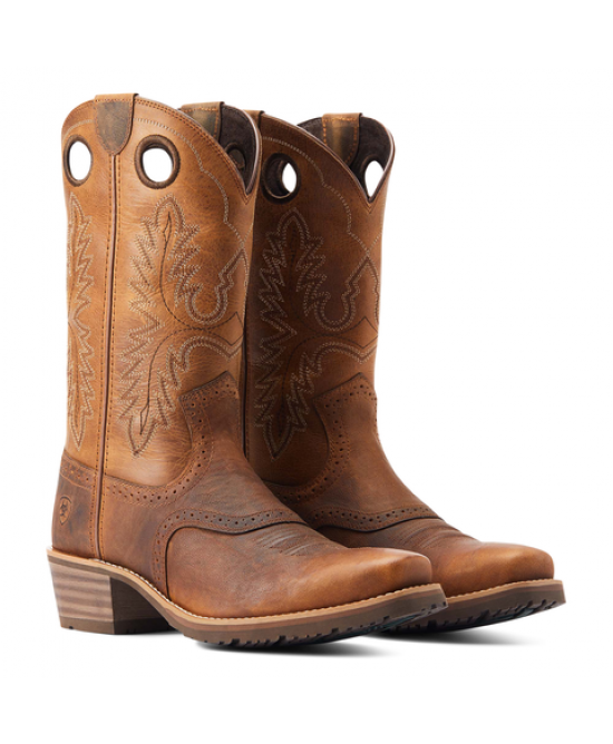 Ariat -  Hybrid Roughstock Square Toe Cowboy Boot