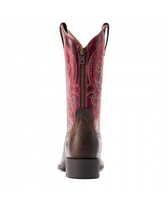 Ariat - Round Up Back Zip Western Boot