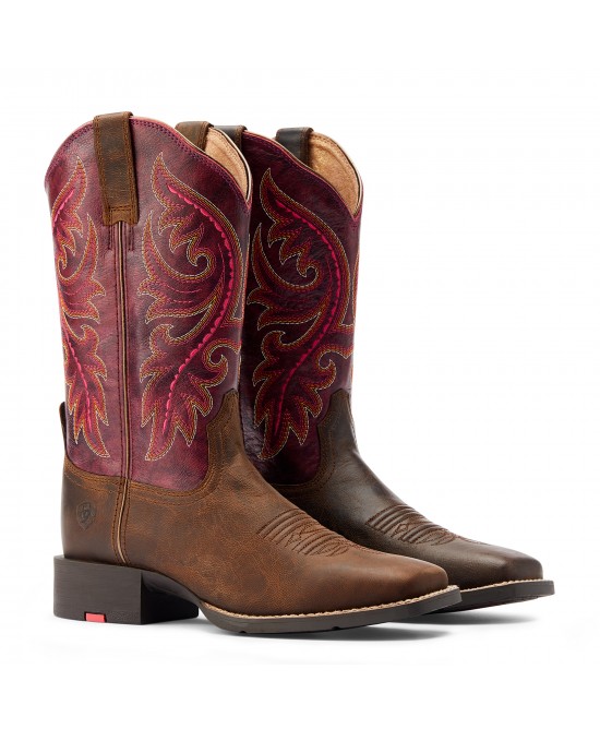 Ariat - Round Up Back Zip Western Boot