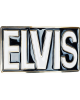 Belt Buckle - Elvis Black Rectangle