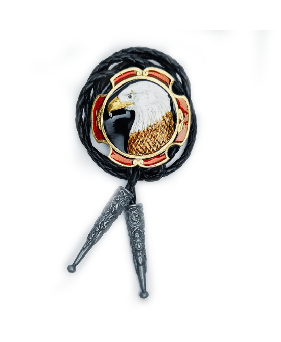 Bolo Tie - Red Eagle