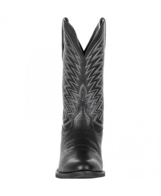 Durango - Rebel Frontier™ Black Western R-Toe Boot 