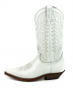 Mayura 1920 Western Biker Boot White