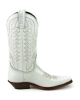 Mayura 1920 Western Biker Boot White