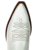 Mayura 1920 Western Biker Boot White