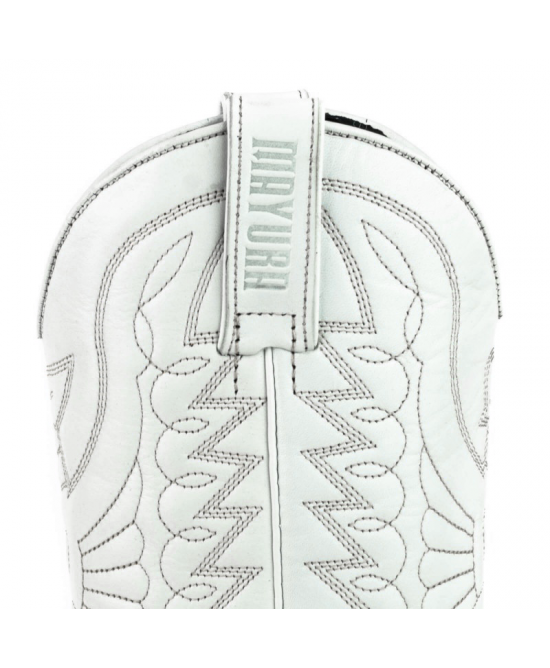 Mayura 1920 Western Biker Boot White