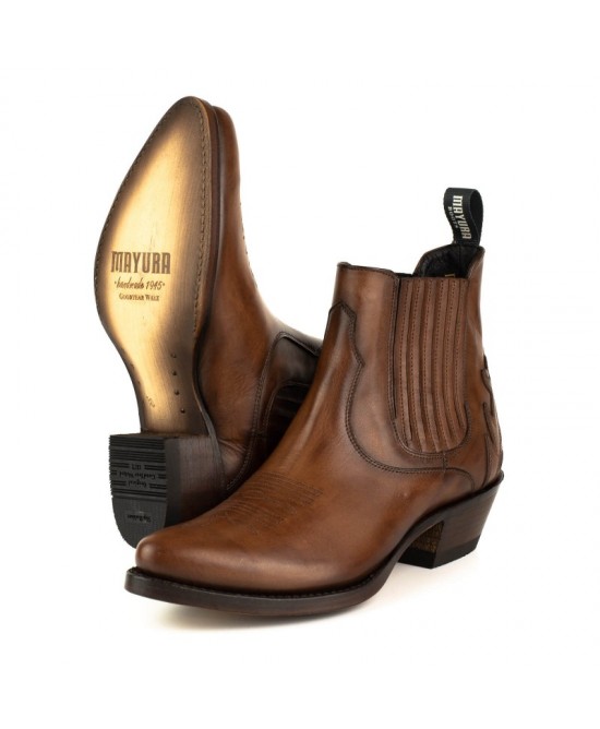 Mayura 2487 Marilyn Cuero Ladies Cowboy Ankle Boots