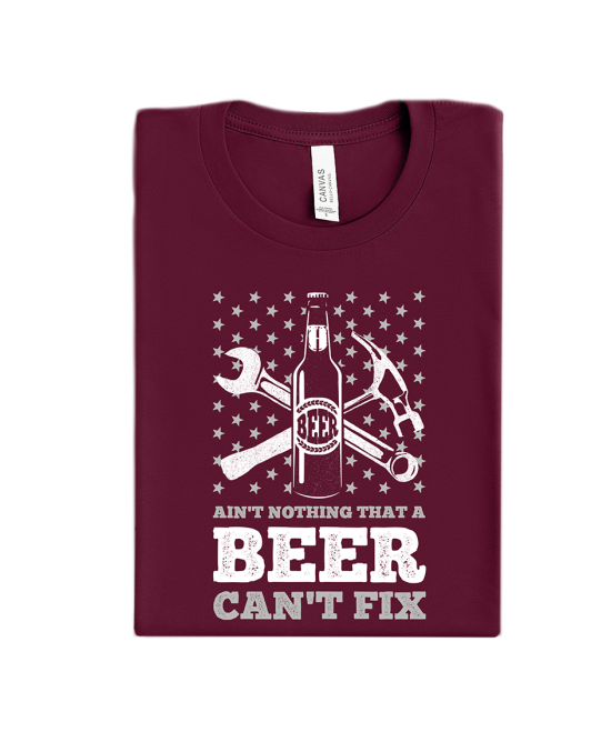 Rootin' Tootin' Tees - Ain't Nothing A Beer Can't Fix Red