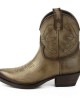 Brown/Grey Cowgirl Ankle Boots