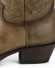 Brown/Grey Cowgirl Ankle Boots