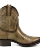 Brown/Grey Cowgirl Ankle Boots