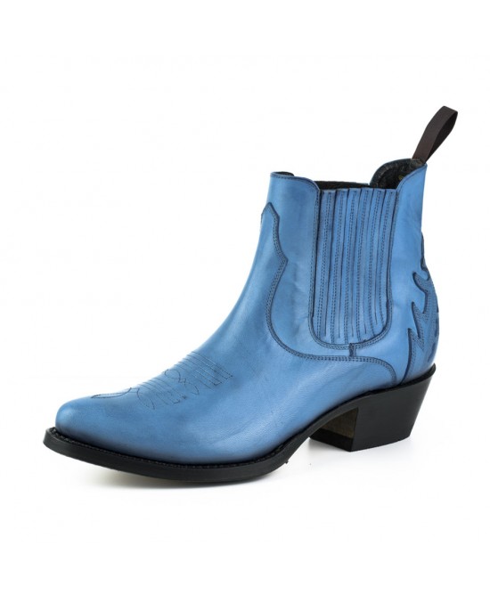 Mayura 2487 Marilyn Azul Ladies Cowboy Ankle Boots