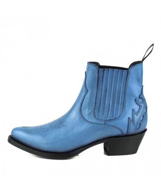 Mayura 2487 Marilyn Azul Ladies Cowboy Ankle Boots