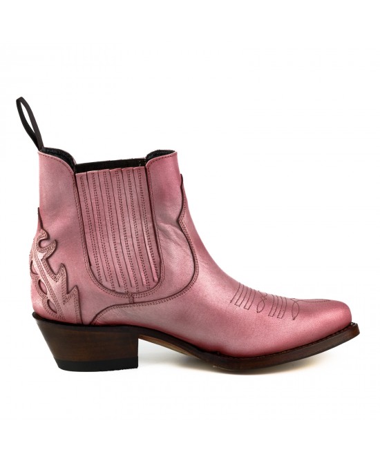 Mayura 2487 Marilyn Rosa Ladies Cowboy Ankle Boots