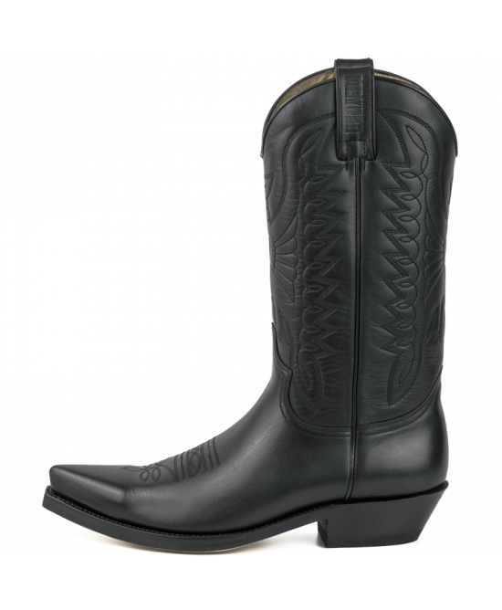 Mayura 1920-C Western Biker Boot Box Black