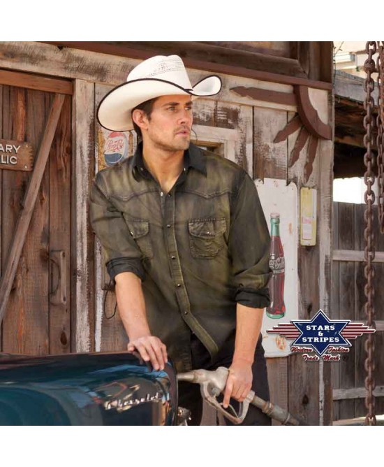 Stars & Stripes - Olive Green - Dave